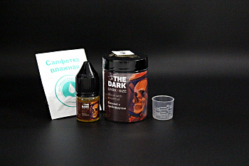 Ароматизатор DARK X SIZE In The Dark SHORT+ Бисквит с грейпфрутом (на 30мл)  + флакон 30мл