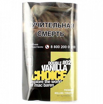 Табак сигаретный MAC BAREN Vanilla Choice 40гр