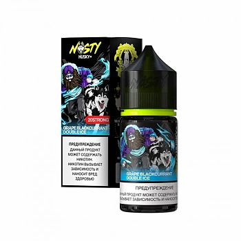 Ар Nasty X Husky STRONG "Grape Blackcurrant Double Ice" 30-20